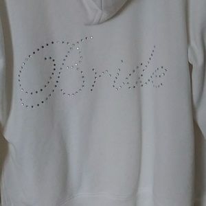 White Bridal hoodie size L 🍾
